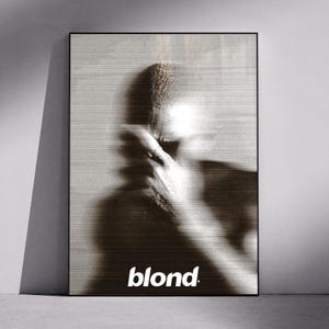 Frank Ocean Poster - Blond Poster - Blond Album Cover Poster - Album Cover Poster - Rapper Poster - Hip-Hop Poster - Frank Ocean Geschenk