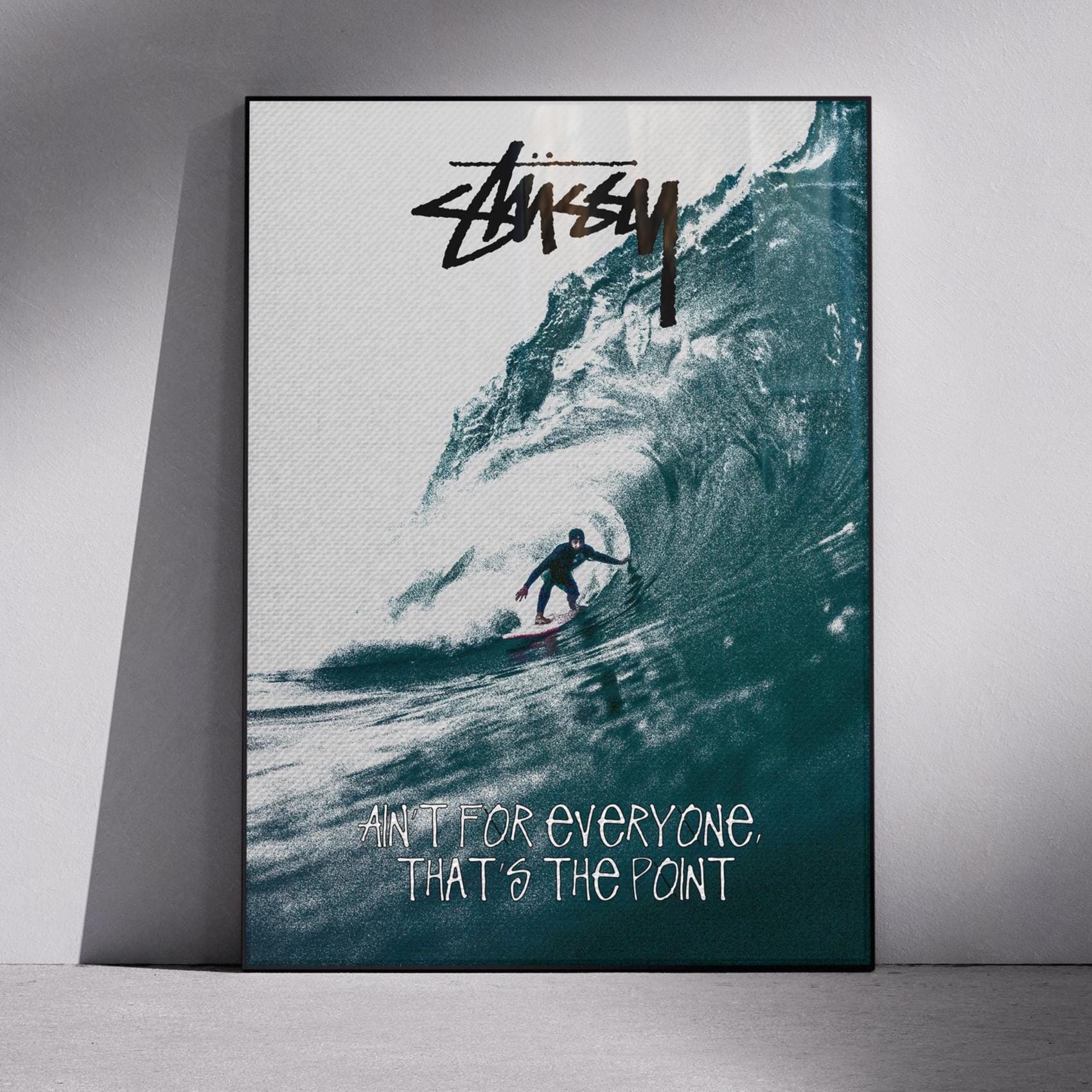 Stussy Poster - Surf Poster - Aesthetic Poster - Trendy Poster
