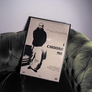 Poster della copertina dell&#39;album Big Steppers di Kendrick Lamar, stampa artistica da parete (download digitale)