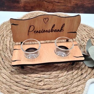 Pension bench - retirement - retirement gift - farewell gift for colleagues