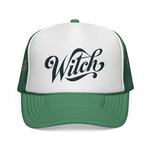 Witch Hat Halloween Trucker Hat Cute Halloween Apparel Cute Badass Witch Halloween Inspired Witch Hat Retro Style Witch Hat Gift for Witch