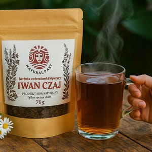 Ivan Chai 70g – Organic Fireweed Tea – Sleep and Relaxation – Caffeine Free – Eco Zip Pack