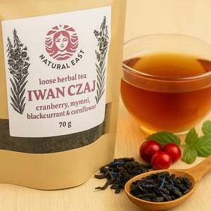 Ivan Chai 500g – Fermented Herbal Tea with Mint & Berries – Caffeine Free – Altai Wellness Blend