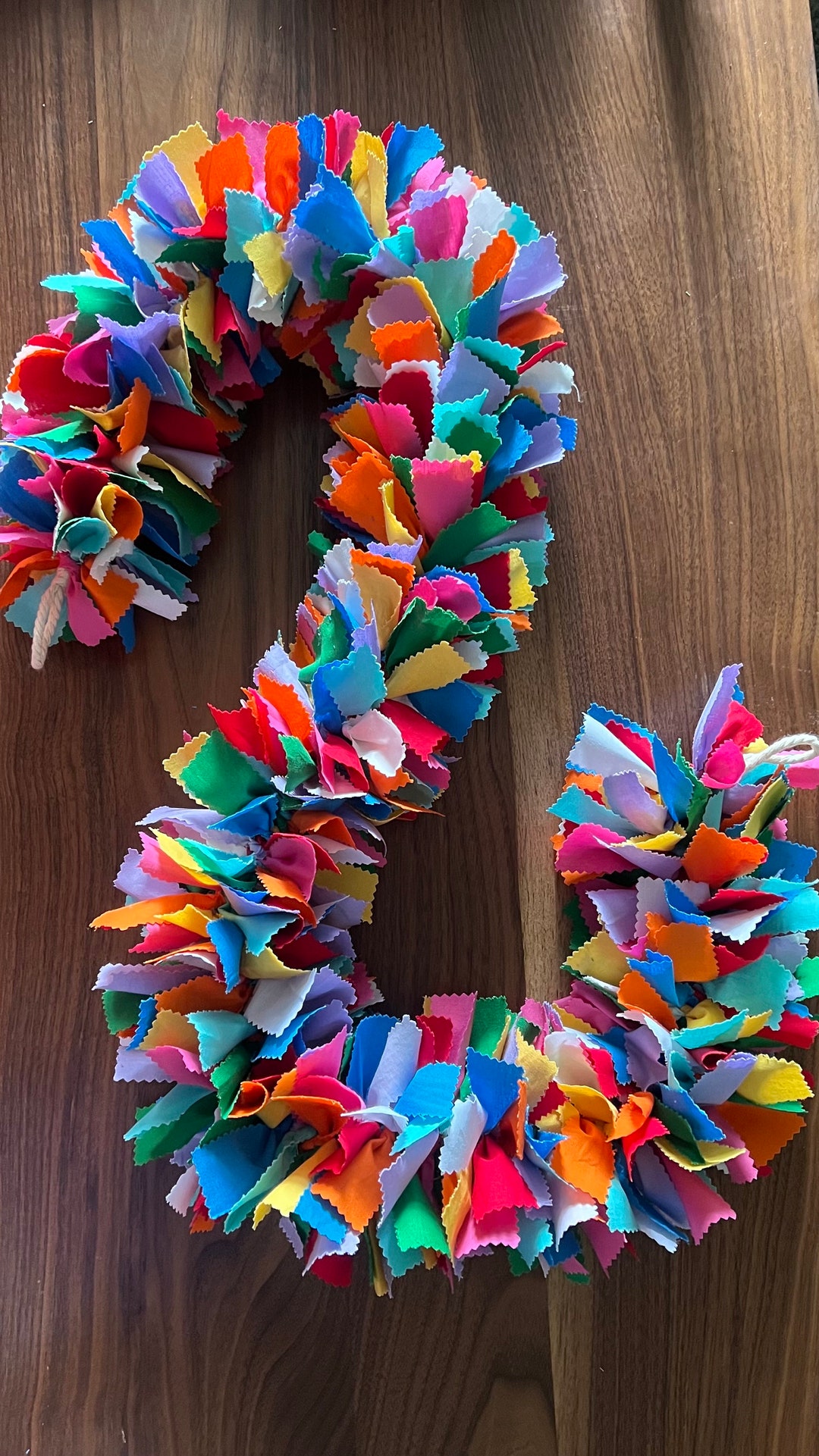 banister garland ties