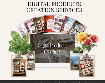 Digital Product Creation Service | Custom Templates & eBooks