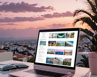 2026 Notion Travel Planner, 50+ Destinations (PLR & MRR)
