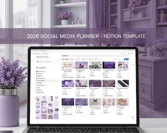 Creator's Playbook Notion – Content & Brand Planner (Digital Download)