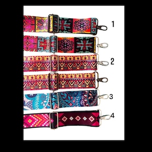 Colorful polyester Crossbody & Shoulder Strap