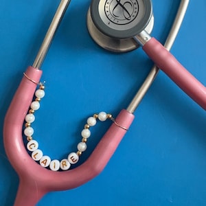 CUSTOM Stethoscope Charm Strand - Golden Rays - nursing, nurse, medical accessories, stethoscope accessories, personalized