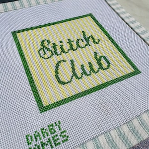 4x4 Stitch Club needlepoint canvas