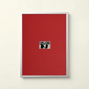 Marco de fotos plateado personalizado A4 con paspartú: marco sólido moderno para fotografías pequeñas, decoración colorida