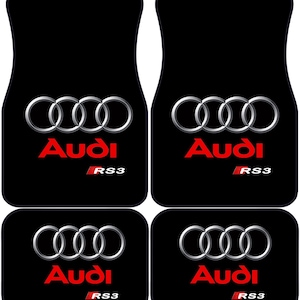 Audi RS3 Car Mats (Set of 4): Custom Polyester Floor Mats