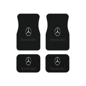 Mercedes Benz, Automatten - 4er-Set - Stilvolles Autozubehör, Automobilgeschenke, spezielle Autodekoration, Geburtstagsgeschenk