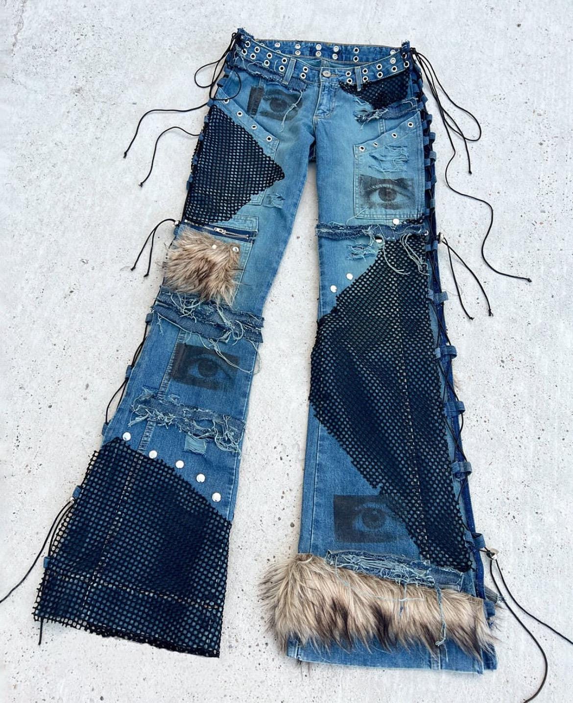 Jeans Pelzjacke Australia