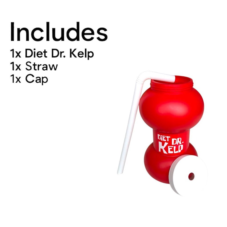 Diet Dr Kelp Water Bottle Includes