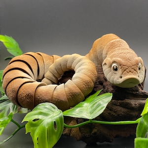Articulating 3d Printed Toy - Hognose Snake - Multiple Sizes