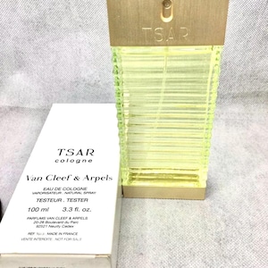 Tsar Eau De  Cologne by Van Cleef & Arpels  100 ML SPRAY VINTAGE
