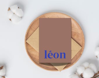 DIY Geboortekaartje voor jongen geboorte ontwerp Canva geboortekaartje voor meisje aanpasbaar geboortekaartje minimalistisch ontwerp