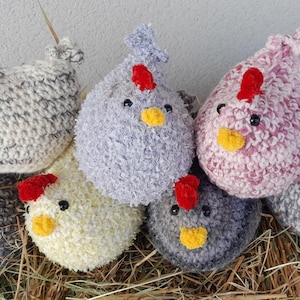 Crocheted hen