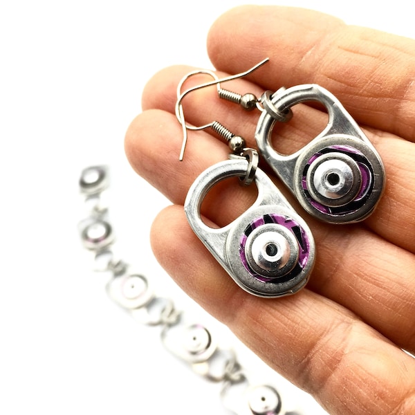 Tin Can Earrings Etsy