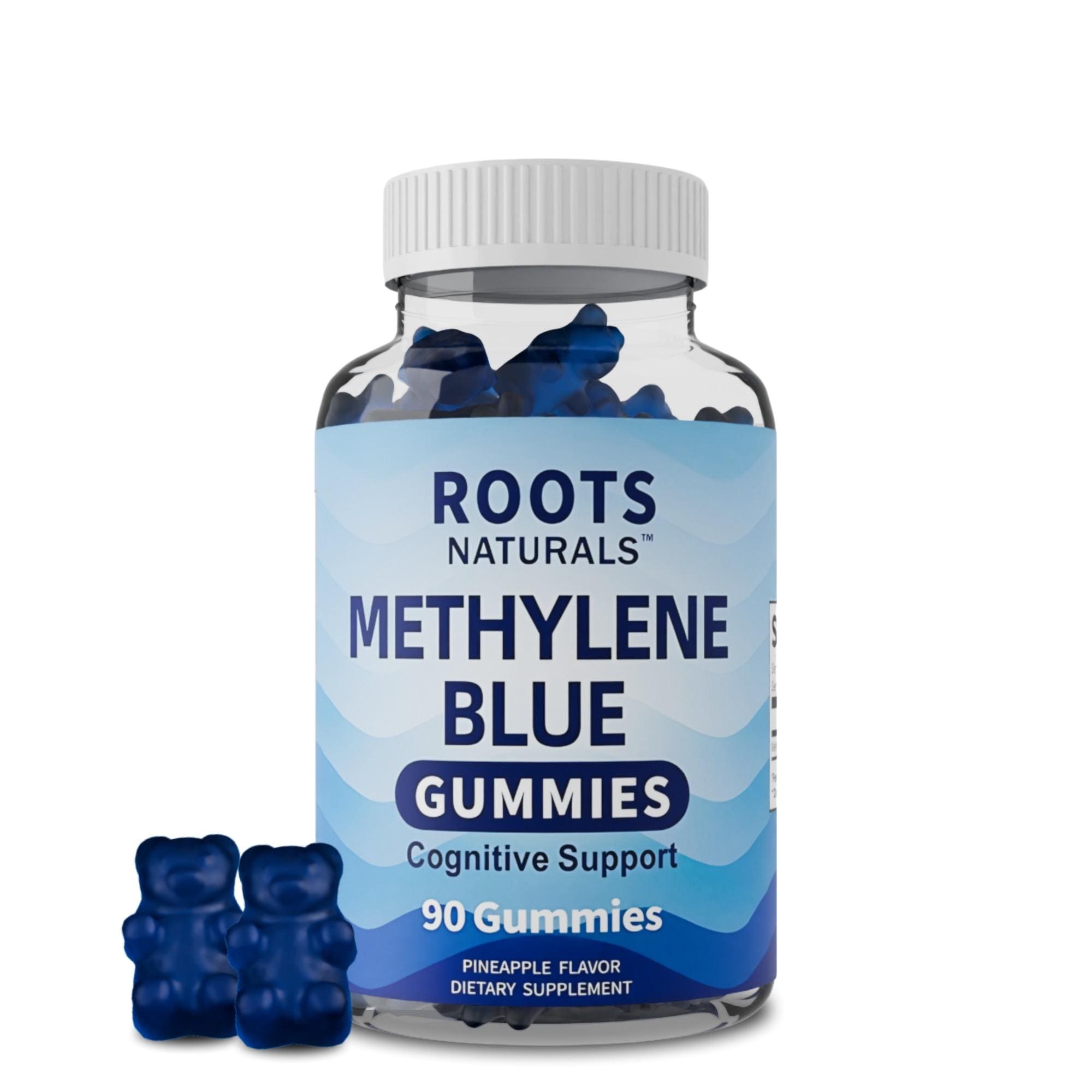 Roots Naturals™ Methylene Blue Gummies – 10mg – 90 Count – Pineapple ...