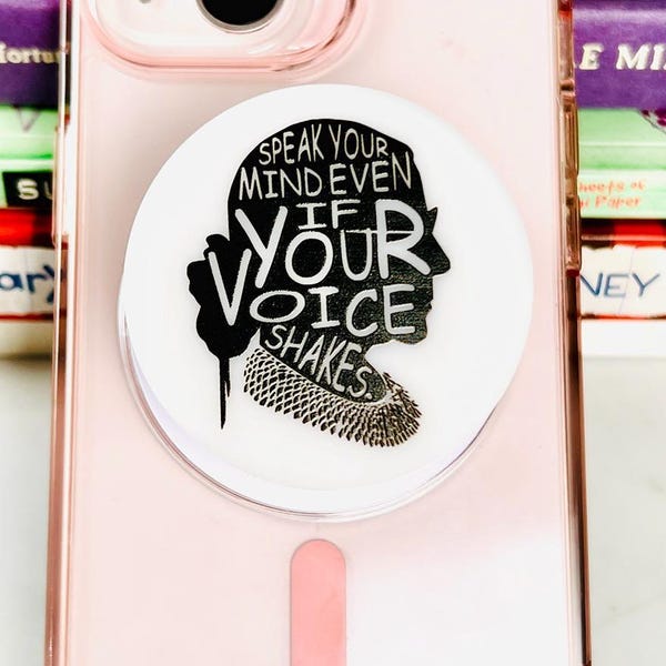 Speak Your Mind Kindle Grips, Phone grip, Magsafe grip, Kindle Grips, Kindle Accessory, Booktok, Bookish Accessory, Silly Goose Phone grip