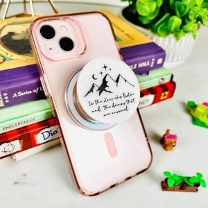ACOTAR Phone grip, Magsafe grip, Kindle Grips, Kindle Accessory, Bookish Accessory, Phone grip, Book Lover Gift, Book Club Gift image 2