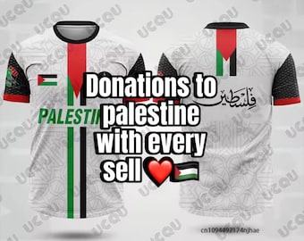 Palestine Jersey Boys Men, Football, Palestine Soccer, For him Gift, Tshirt, Tee
