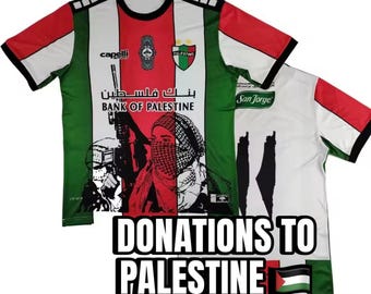 Palestine Jersey Boys Men, Football, Palestine Soccer, For him Gift, Tshirt, Tee