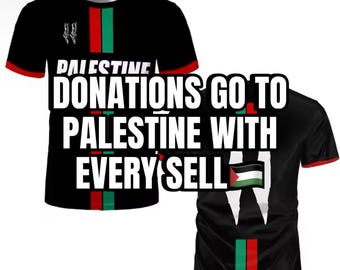 Palestine Jersey Boys Men, Football, Palestine Soccer, For him Gift, Tshirt, Tee