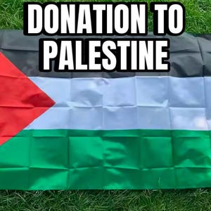 Large Palestine Flag 150 x 90cm hanging High Quality Polyester Gaza Palestinian banner, wall decor