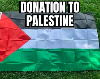 Large Palestine Flag 150 x 90cm hanging High Quality Polyester Gaza Palestinian banner, wall decor