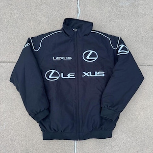 Adult Lexus jacket sublimation printing & Embroidered Cotton Padded F 1 Racing Jacket With Free Shipping!