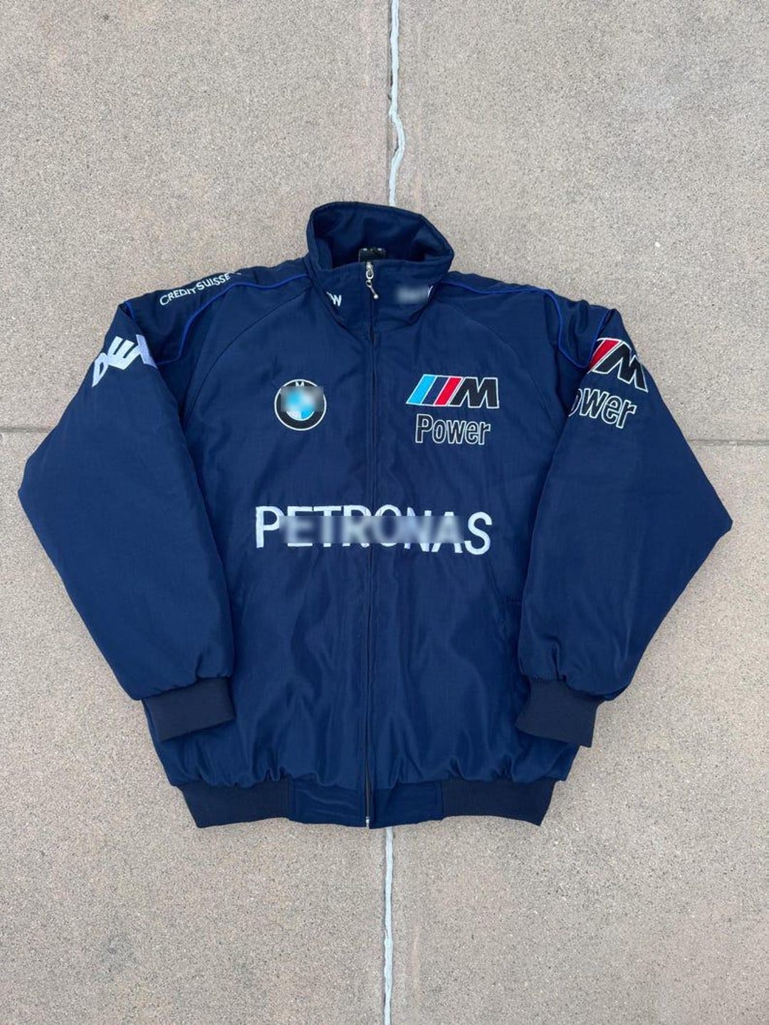 Adult BMW Jacket Blue BMW Jacket Sublimation Printing & Embroidered ...