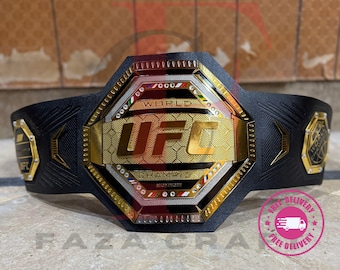 Nuova cintura di campione di wrestling UFC Legacy, campione di Ultimate Fighting, campione del mondo