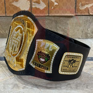Fantasy Football Spinner Championship Belt | Custom Winners Title Belt | Belts for League Champions image 3
