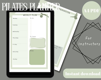 Pilates Lehrerplaner | Session & Klient Tracker für Kursleiter und Mat-Lehrer