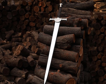 Handmade Highlander Connor Macleod Sword: Stainless Steel Clan Sword.