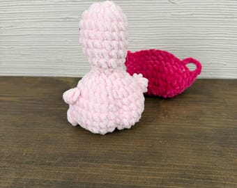 Trunk the Booty Turtle - Peluche au crochet faite main