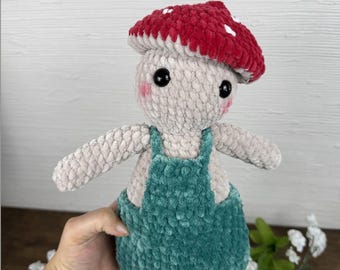 Mushroom Guy - Peluche au crochet fait main
