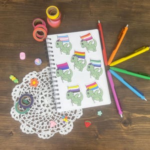 Pride Flag-stickers draken