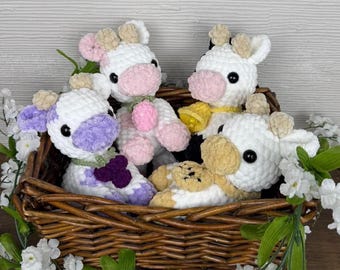 Vaches - Peluche au crochet fait main