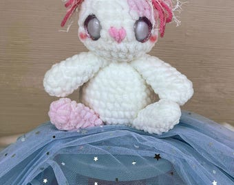 Cordelia le chat fantaisiste - Peluche au crochet faite main