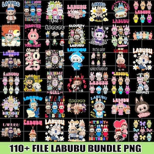 Labubu Designs Png Bundle, Movie Cartoon Png Bundle, Labubu Character Bundle, Labubu Character Design, Labubu Bundle Png, Png file