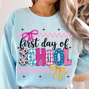 Coquette First Day Of School Png, Back To School Png, Teacher PNG, Preppy Back To School Png, School Png, First Day Of School Shirt Png.jpg