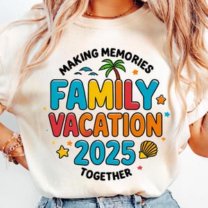 Family Vacation 2025 Making Memories Together Matching Group png,Beach Matching Png, Summer Vacation 2025, Makeing Memories Together Png