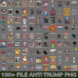 100+ Bundle Anti Trump Png, Trump Resist Png,Trump Protest Png,Anti republican Png, Design For Shirt, Digital Download