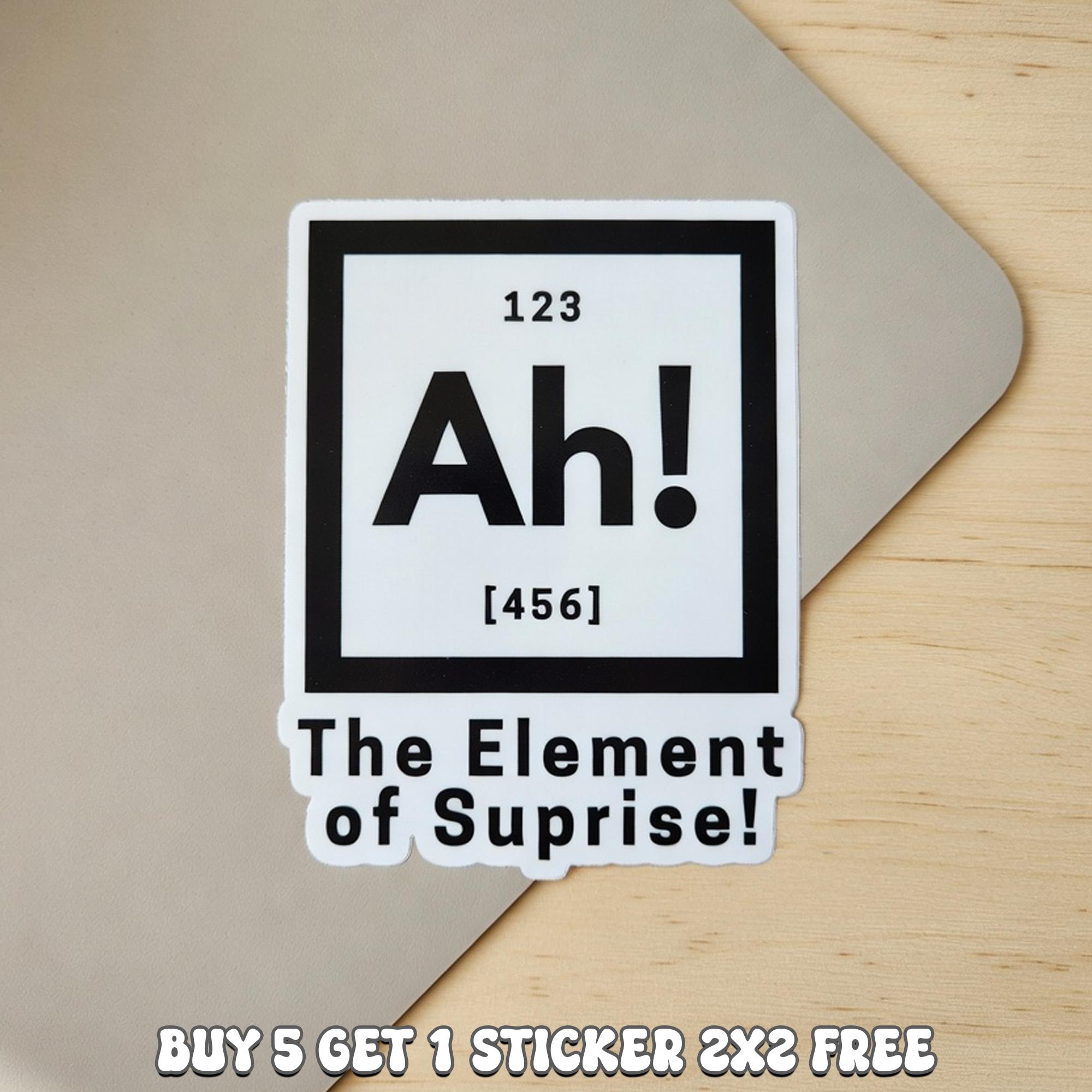 Project Hail Mary AH! Sticker, Sci Fi Book Inspired Vinyl Decal, Funny ...