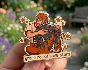 Broche acrílico Project Hail Mary, Broche Amaze Amaze Amaze Rocky, Broche Ryland Grace, Broche Rocky, Broche Fist My Bump
