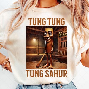 Tung Tung Tung Sahur Italian Brainrot Meme PNG, Dank Memes Png, Cringe Png, italian Brainrot, Oddly Specific Png, Gift For Her